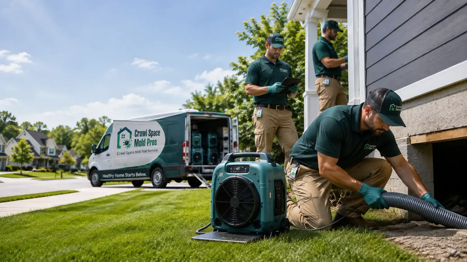 Crawl Space Mold Removal in Plaistow, NH